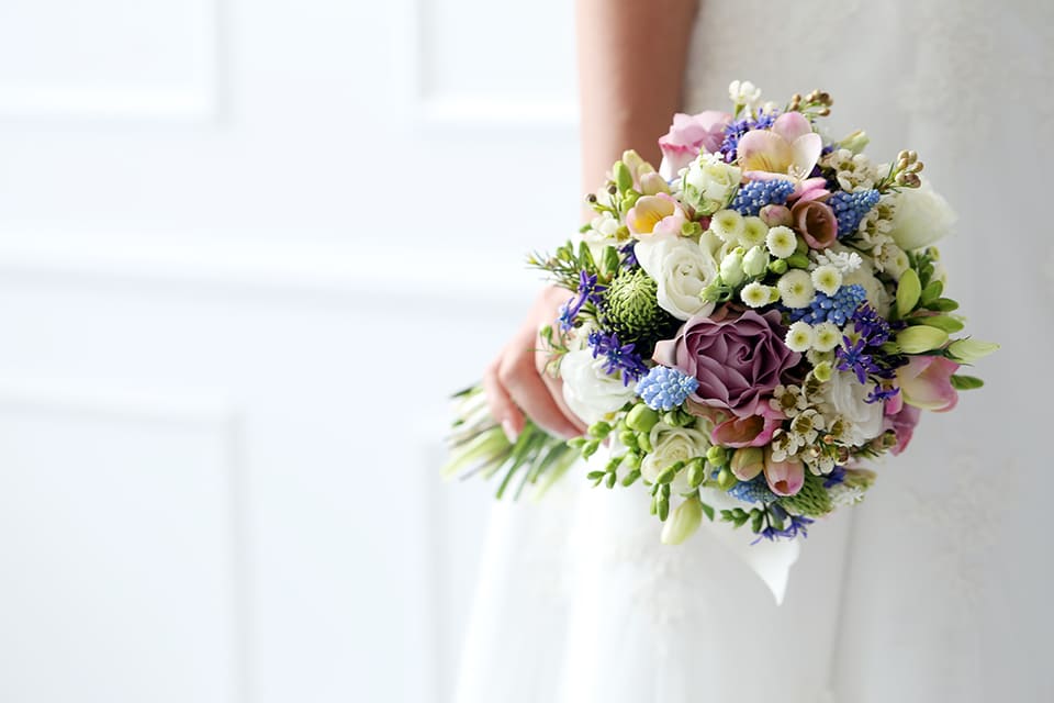 Préservation de bouquets de fleurs de mariage par Les Joyaux Purs