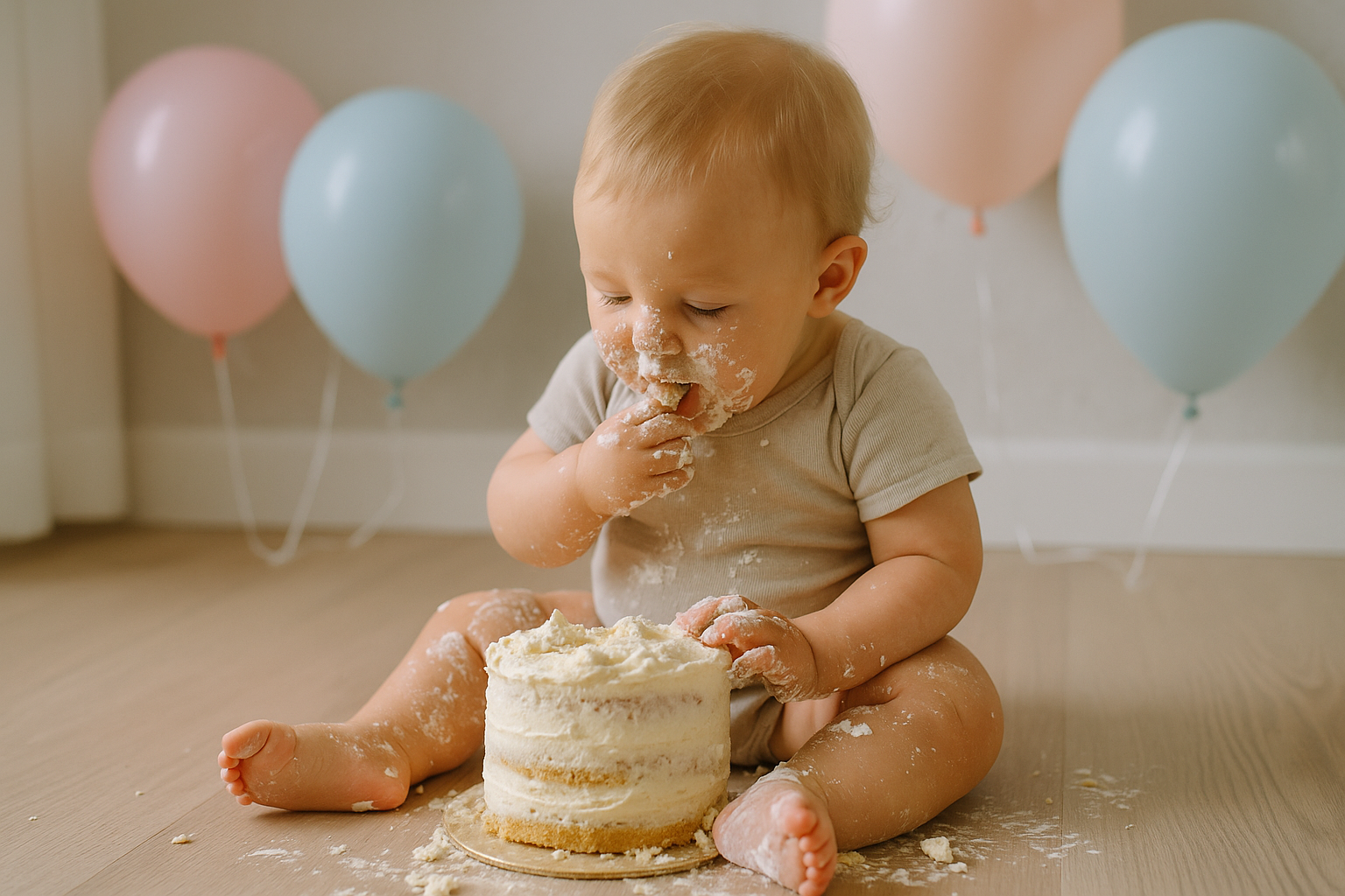 Le smash the cake : astuces photos premier anniversaire