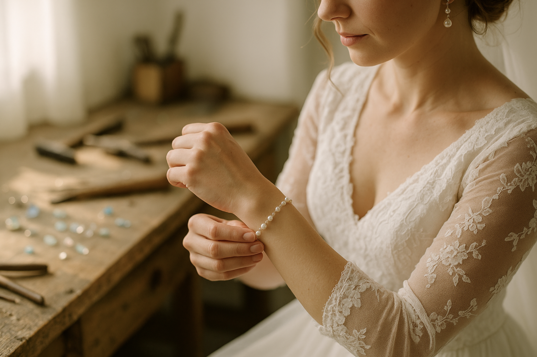 Les bijoux fantaisie artisanaux pour sublimer une tenue de mariage 