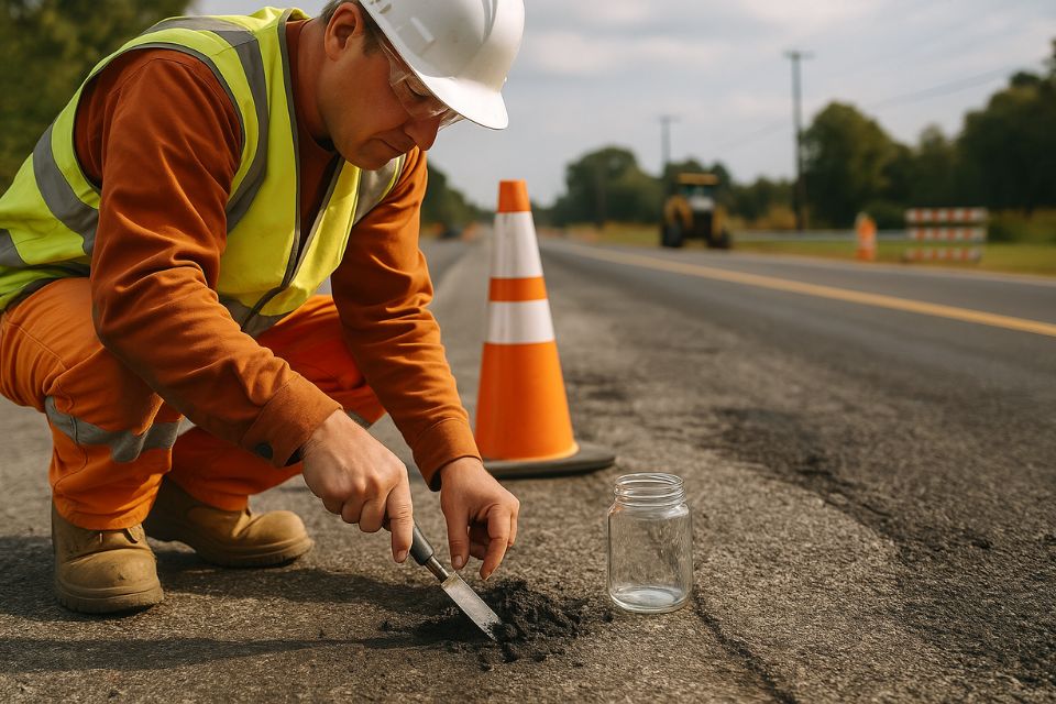 Pourquoi les prélèvements amiante et HAP sont indispensables avant tout chantier routier ?